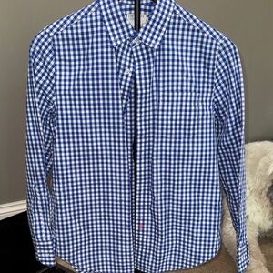 Boys Blue Checkered Shirt